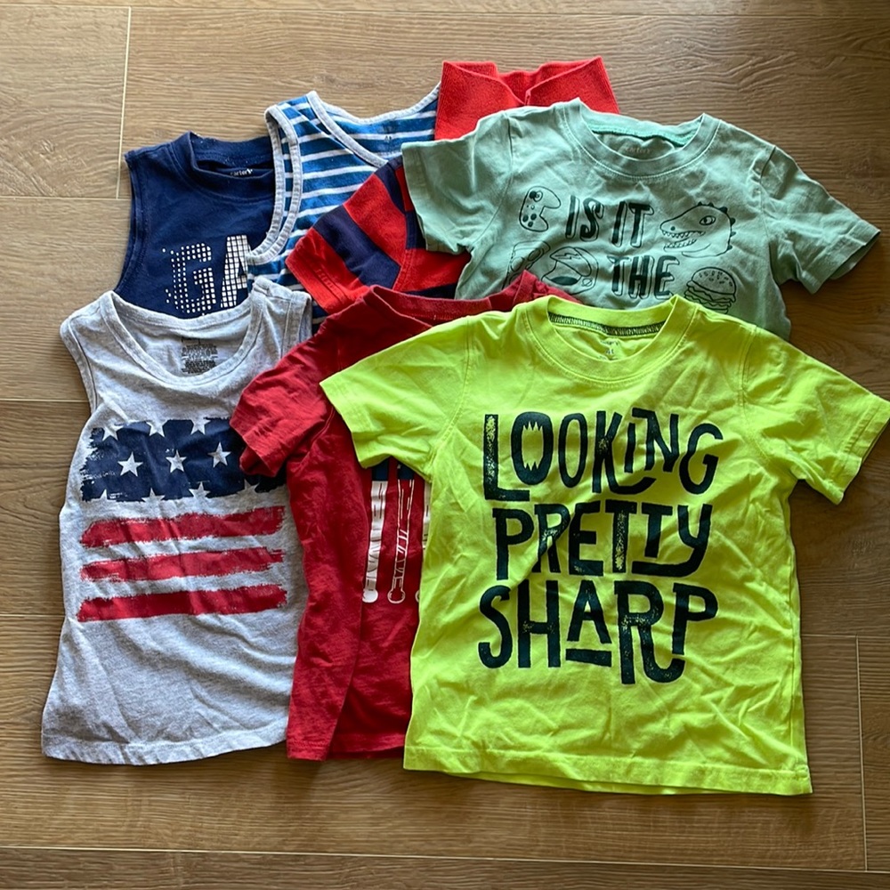 Carter’s boy T shirts, size 4T